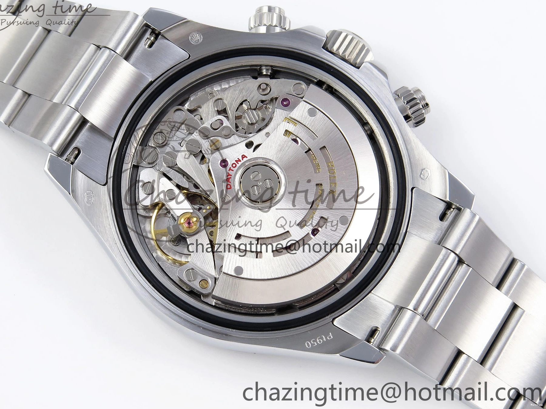 MiroTime 0225 SportInspired DAYTONA 116506 QF 1:1 BEST EDITION ICE BLUE DIAL CRYSTAL MARKERS ON SS BRACELET SH4130 V3 (GAIN WEIGHT) 1770